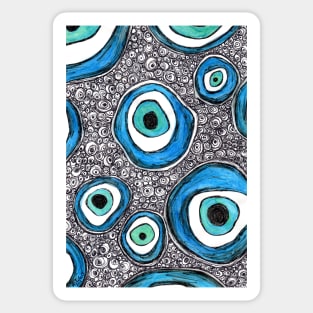 Evil Eye Art Sticker